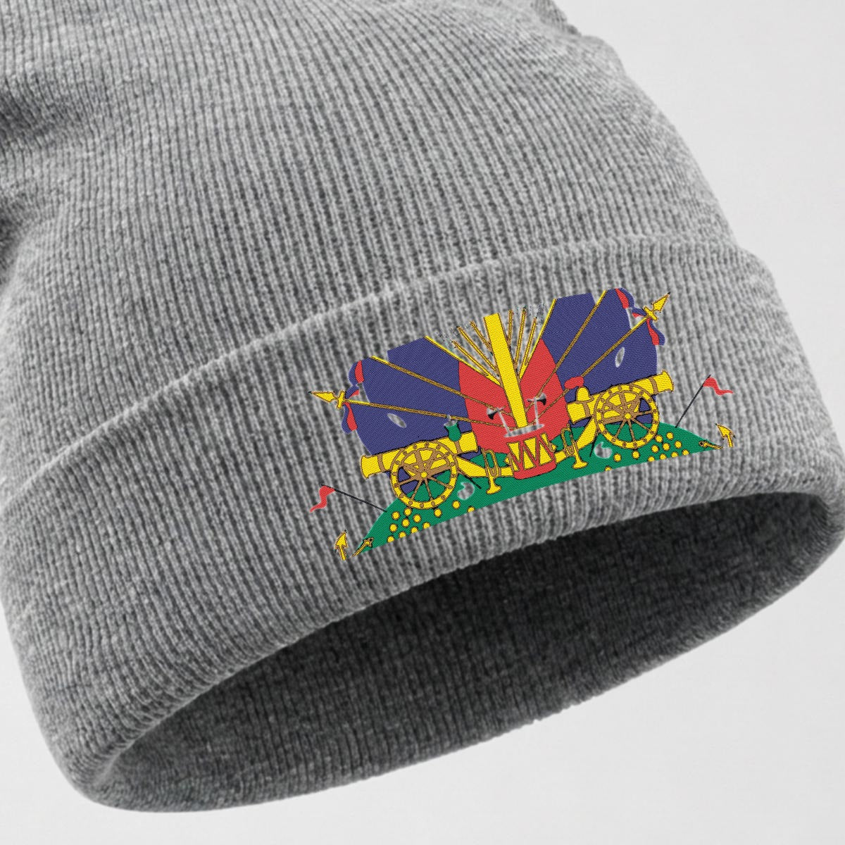 Embroidered Knit Beanie