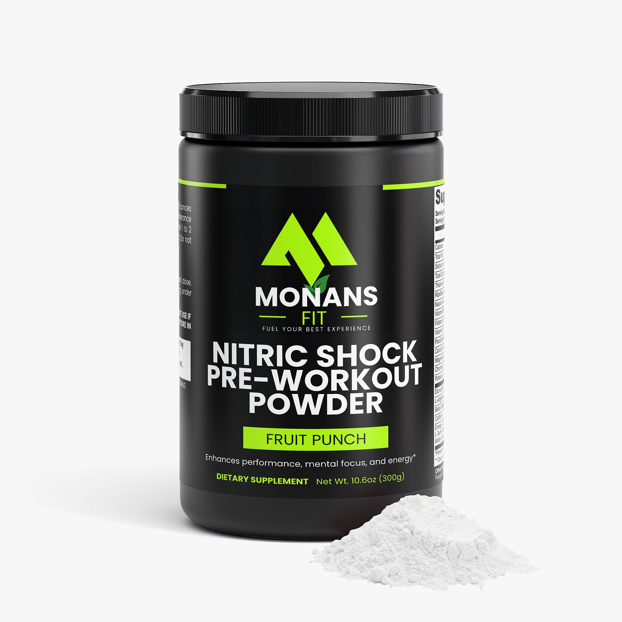 Nitric Shock Pre-Workout Powder (Fruit Punch)