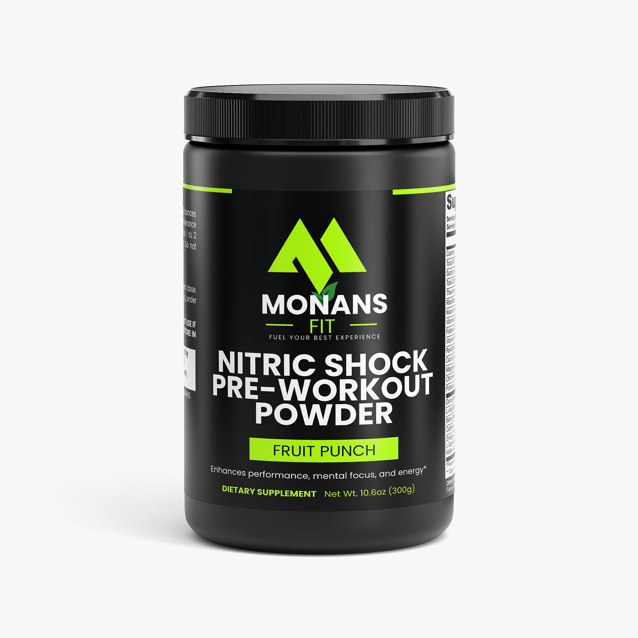 Nitric Shock Pre-Workout Powder (Fruit Punch)
