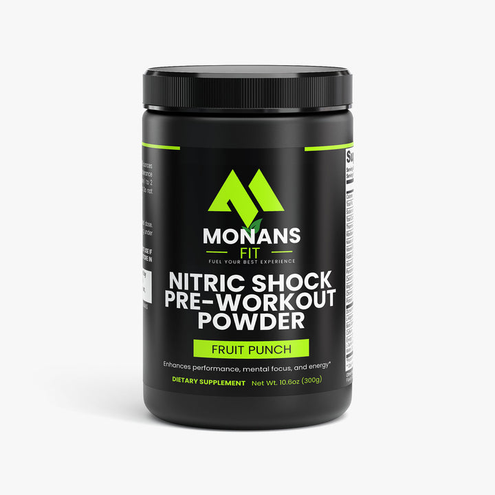Nitric Shock Pre-Workout Powder (Fruit Punch)