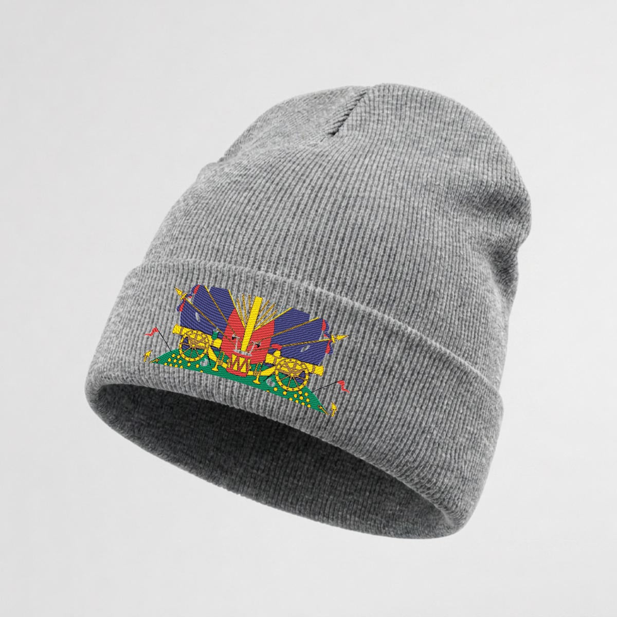Embroidered Knit Beanie