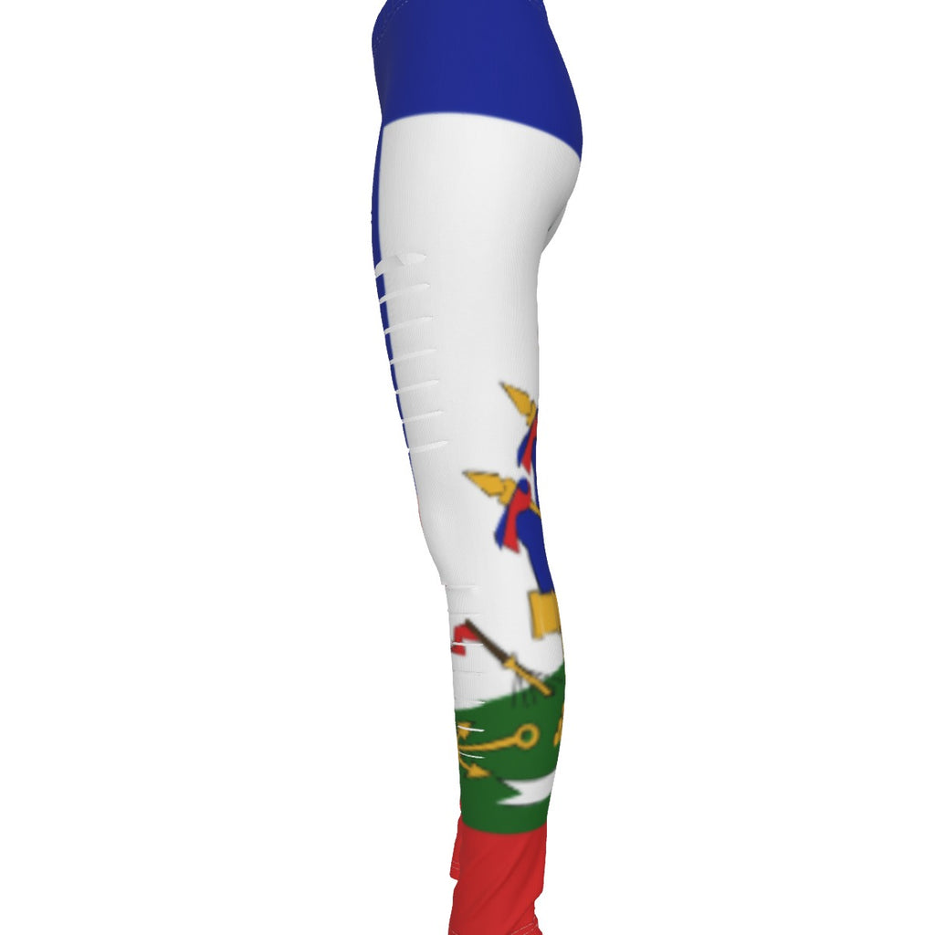 All-Over Print Women's Ripped Leggings