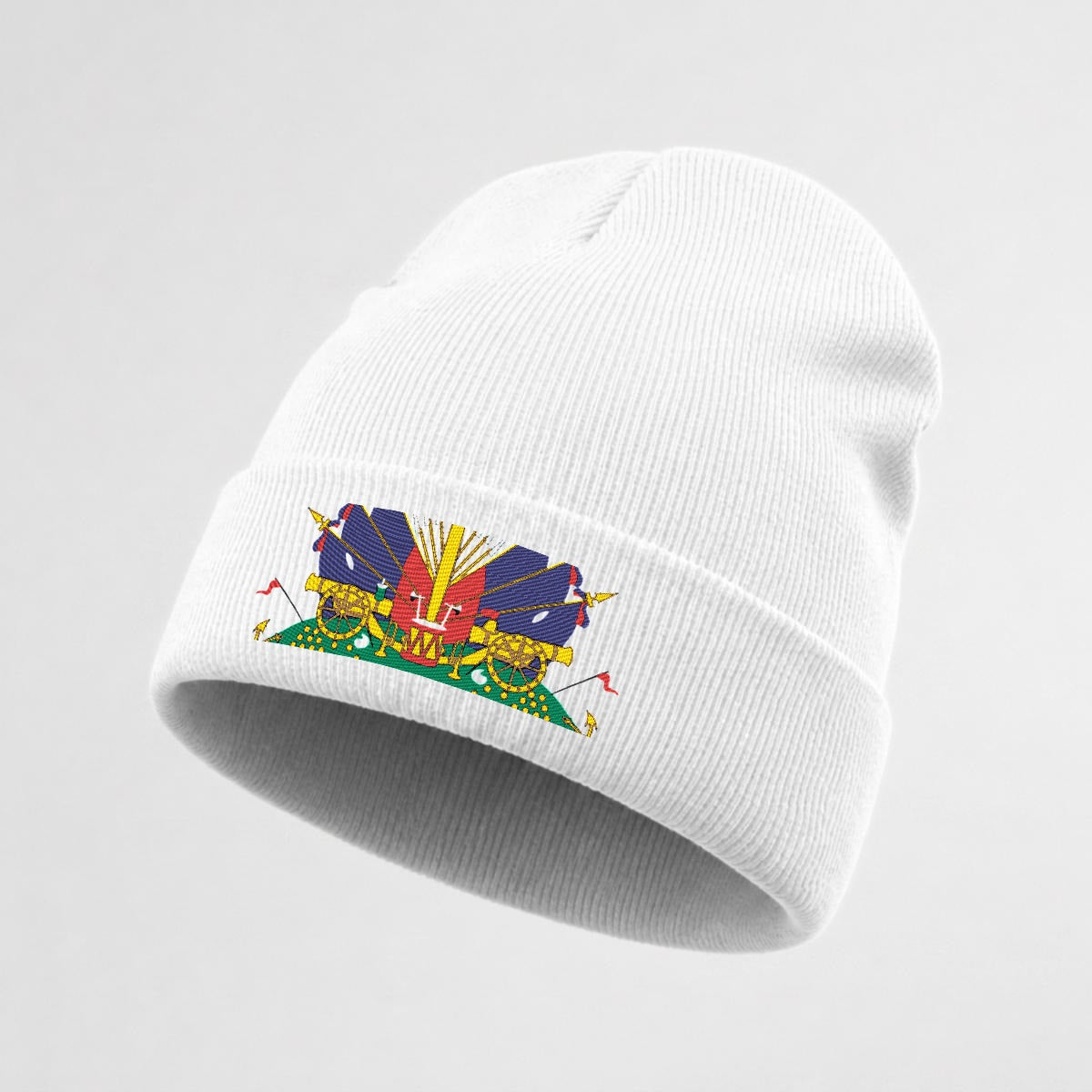 Embroidered Knit Beanie
