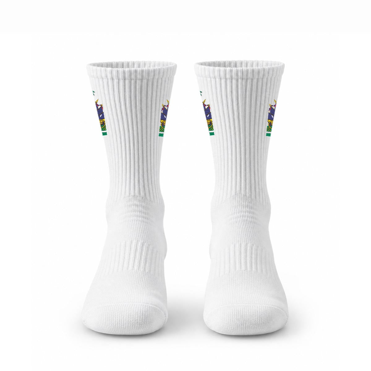 Embroidery Sports Cotton Crew Socks|Cotton