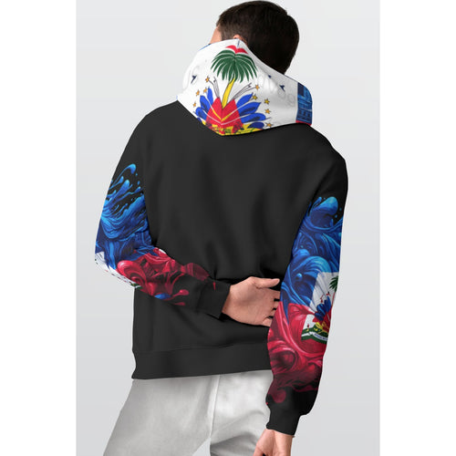 All-Over Print Men's Thicken Pullover Hoodie