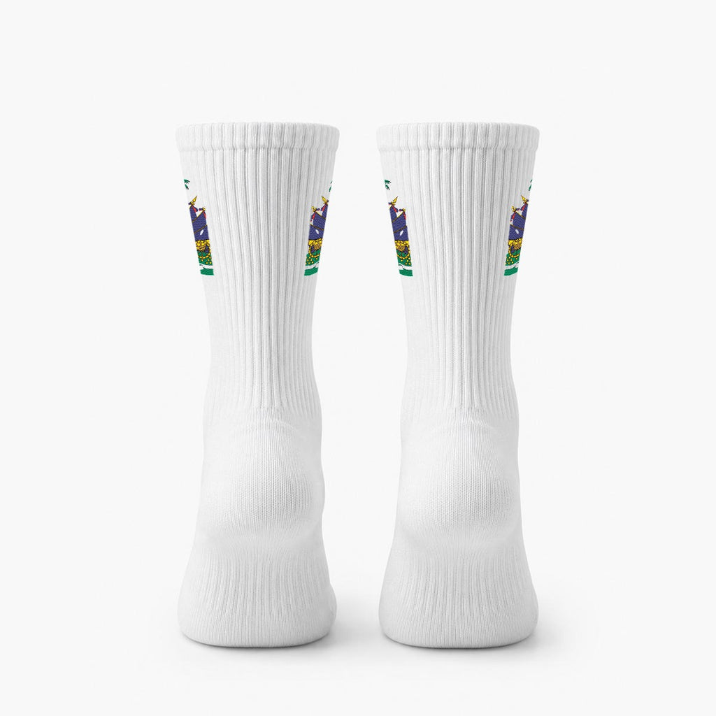 Embroidery Sports Cotton Crew Socks|Cotton