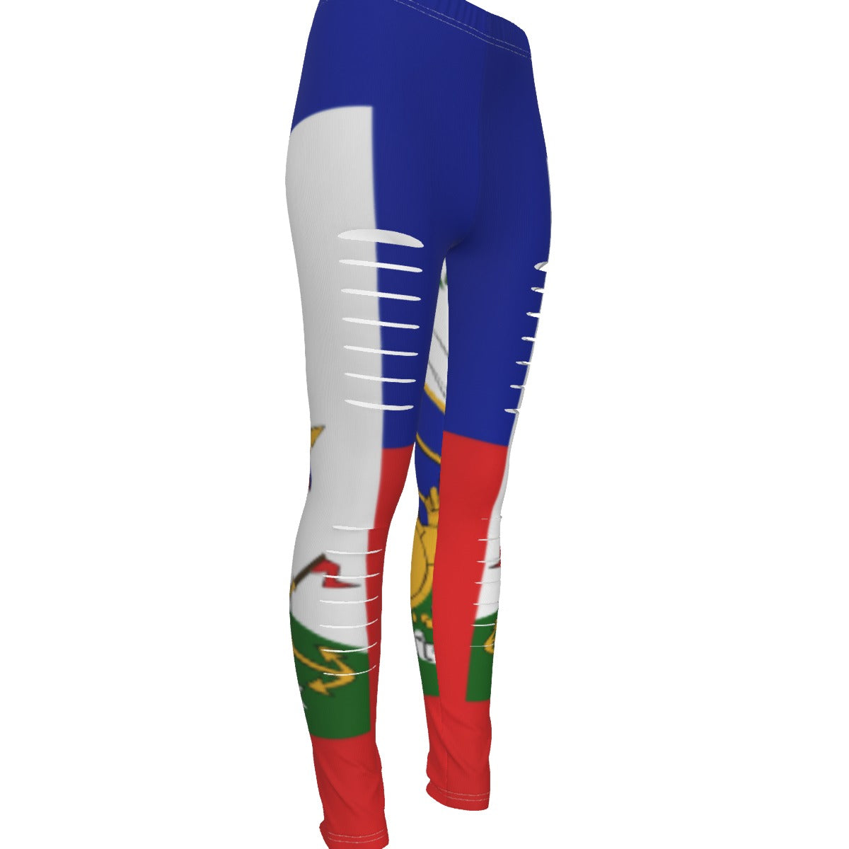 All-Over Print Women's Ripped Leggings