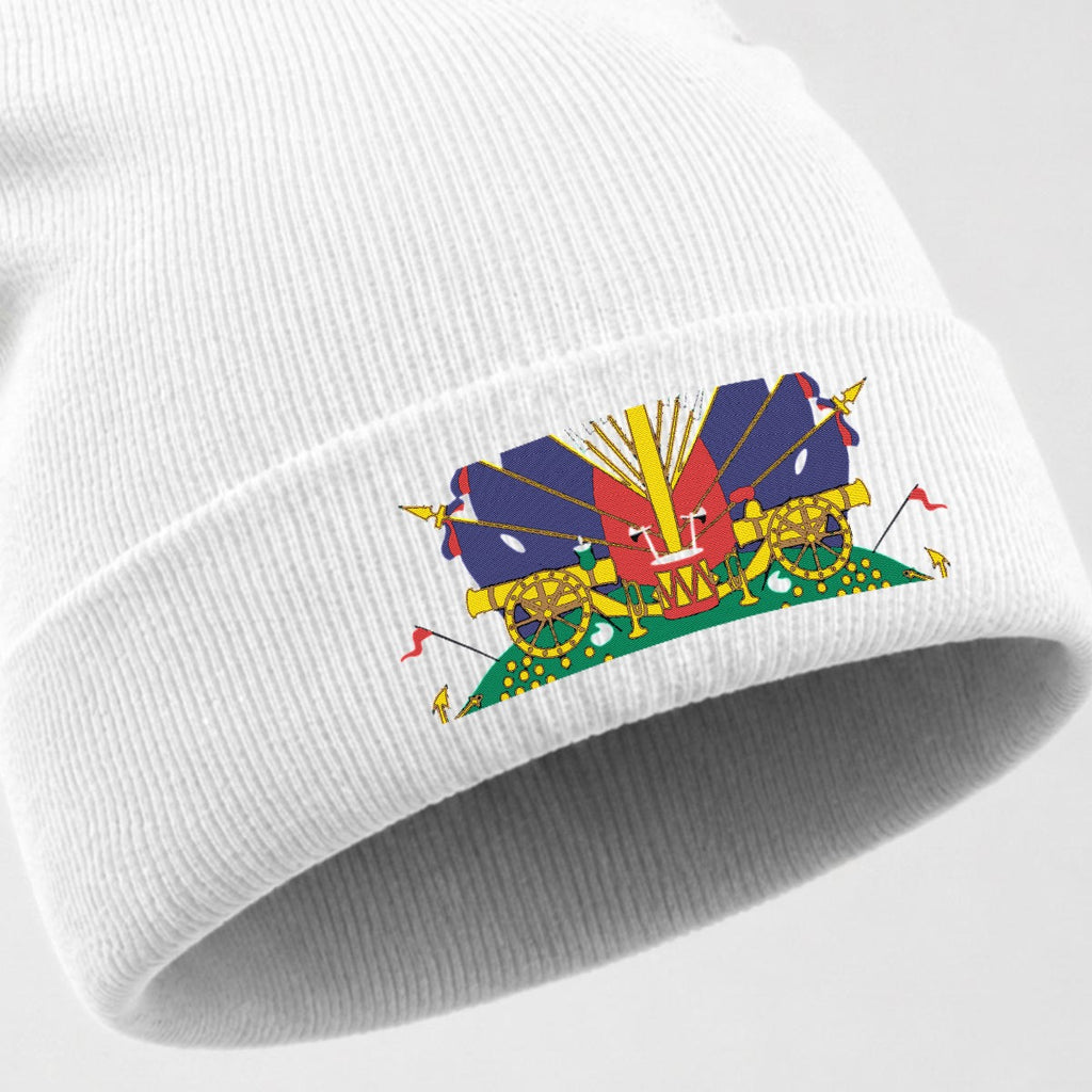 Embroidered Knit Beanie