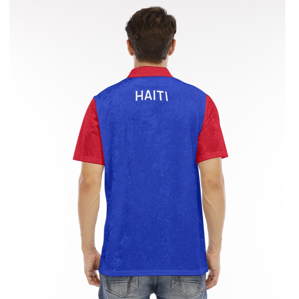 All-Over Print Men's Polo Shirt | Velvet
