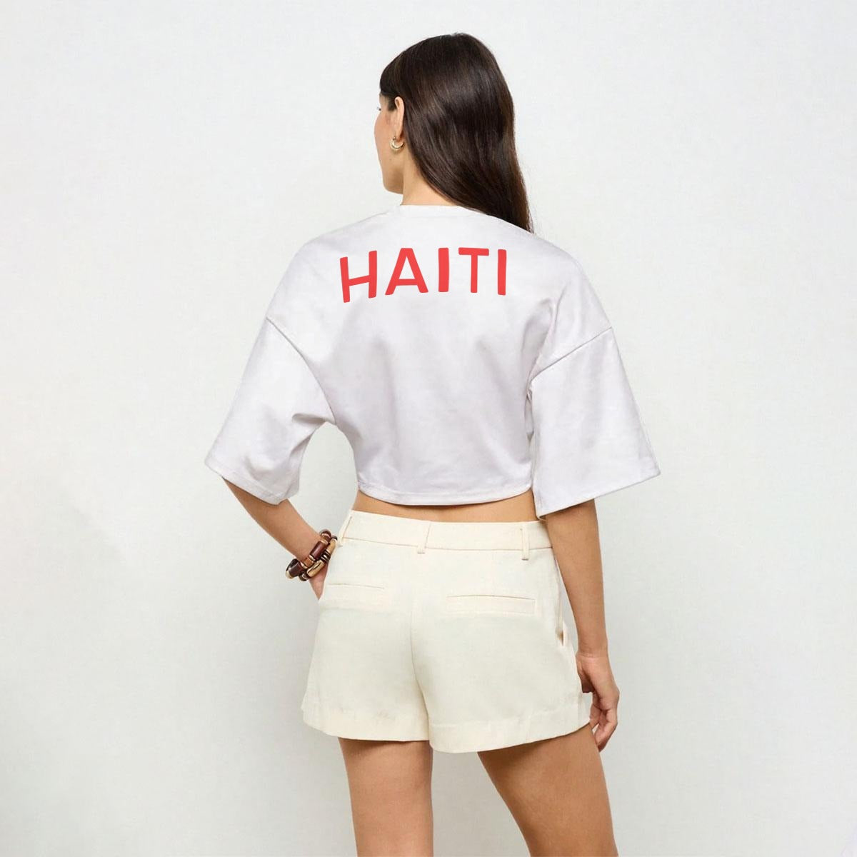 All-Over PrintWomen’s Casual Crop Top