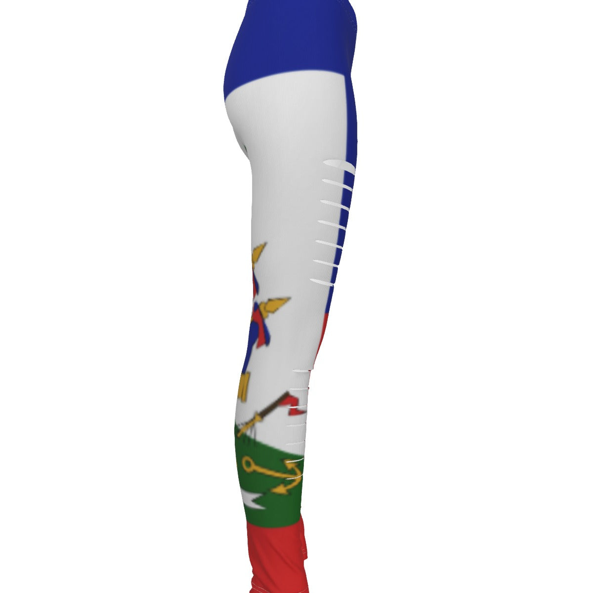 All-Over Print Women's Ripped Leggings