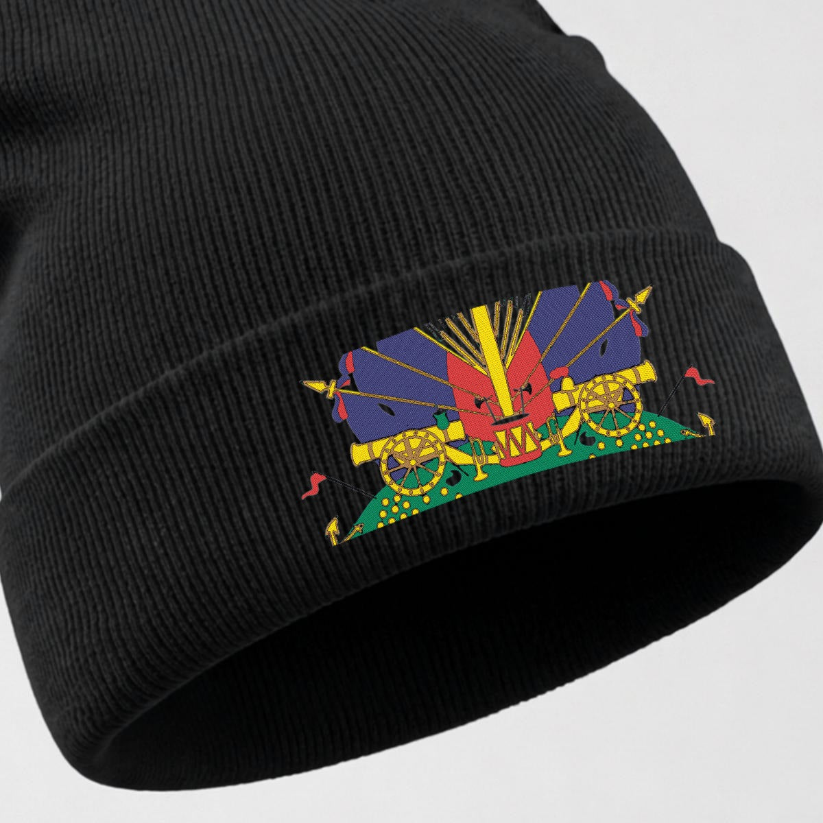 Embroidered Knit Beanie