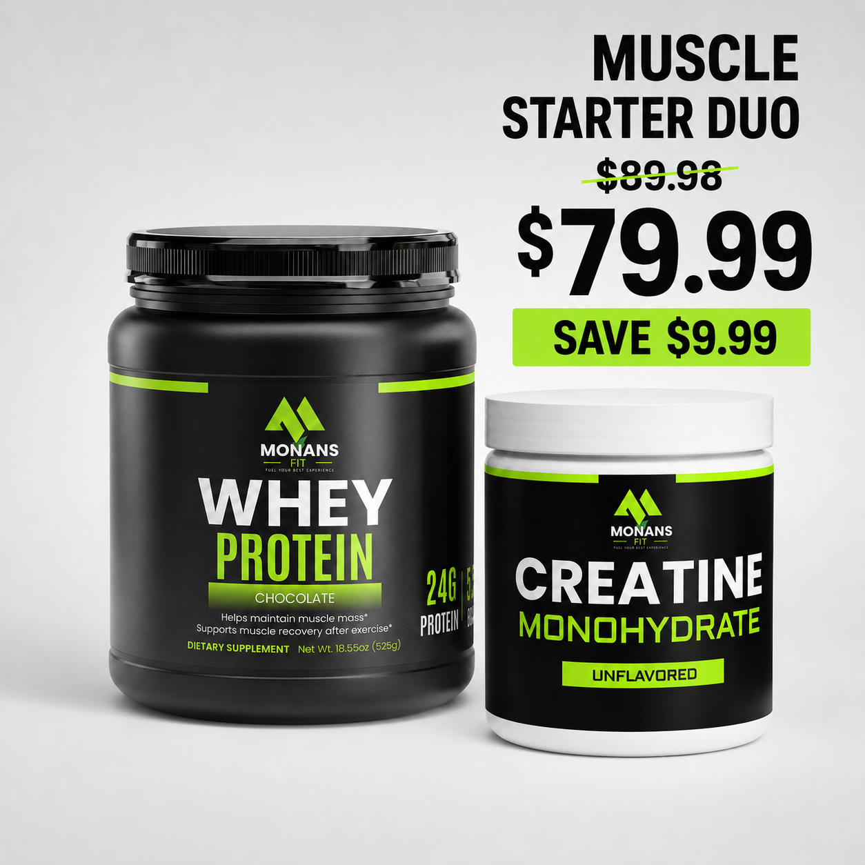 Muscle Starter Duo – Whey Protein + Creatine