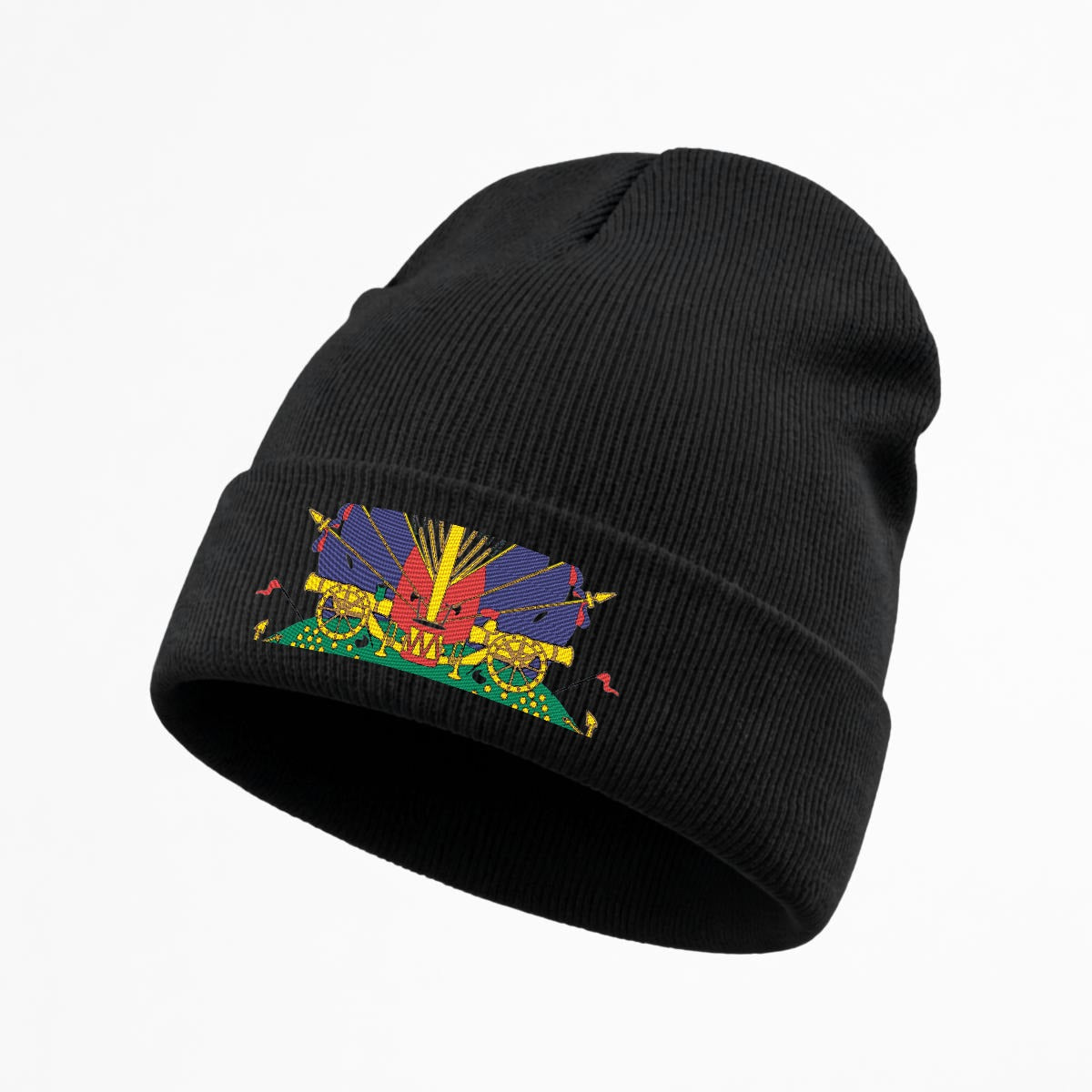 Embroidered Knit Beanie