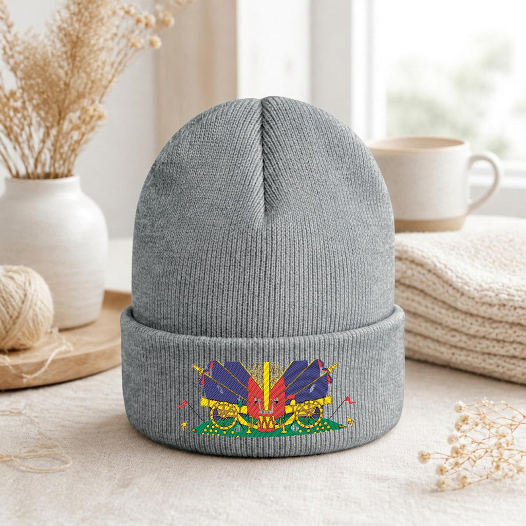 Embroidered Knit Beanie