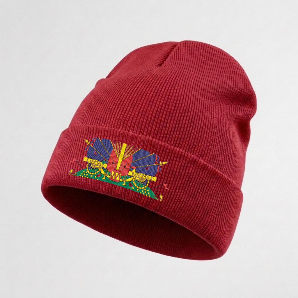 Embroidered Knit Beanie