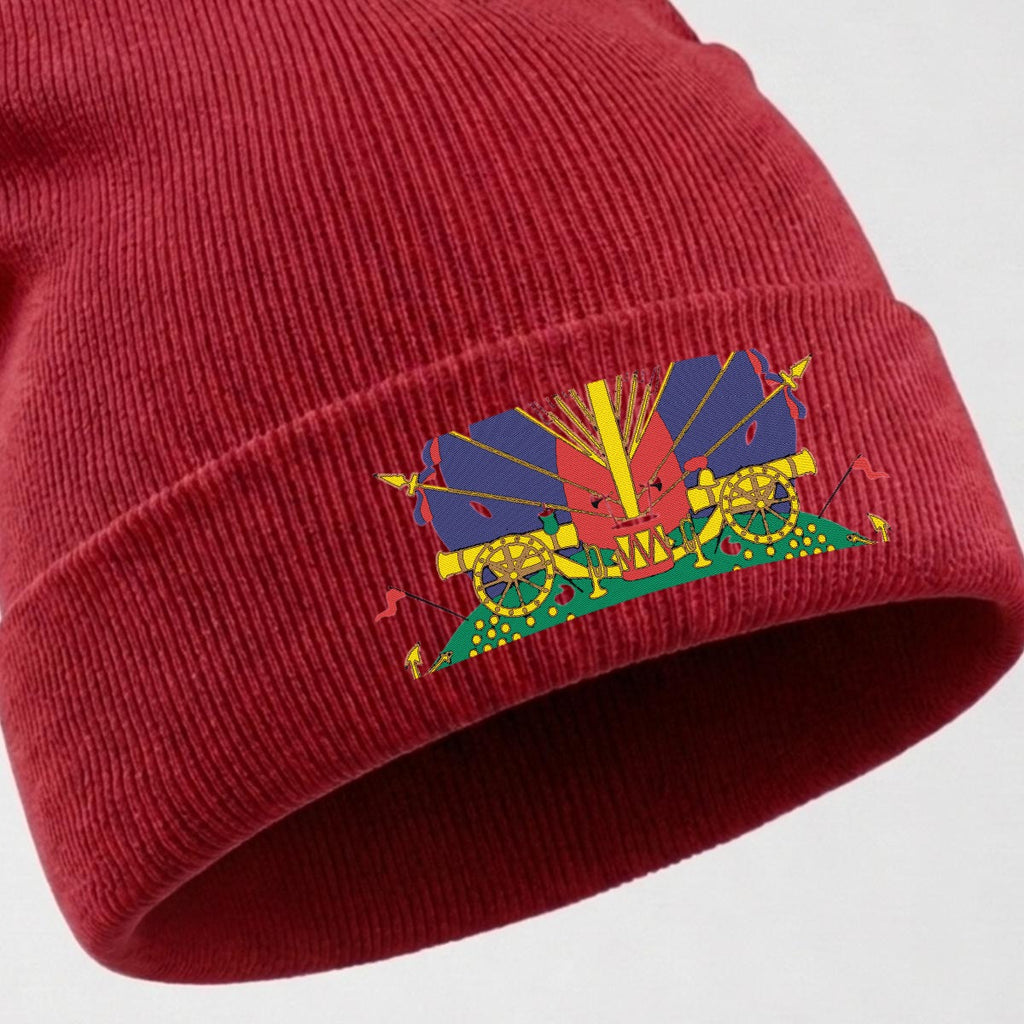 Embroidered Knit Beanie