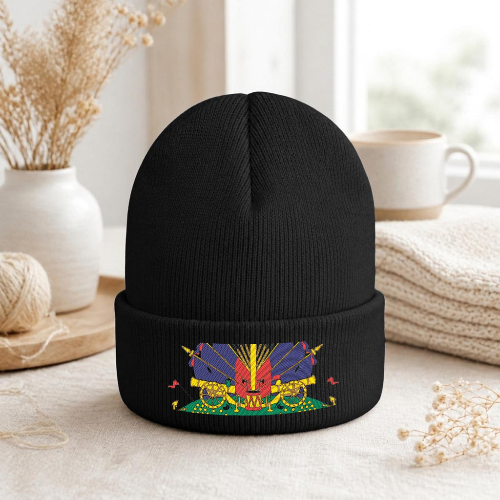 Embroidered Knit Beanie